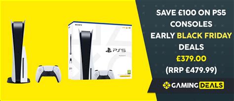Over £100 off PS5 consoles and bundles for Black Friday - GamingDeals.com