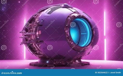 Escape Pod 15 a Space Pod in Space that Has a Quirky and Alien Design ...