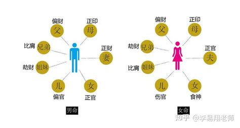 八字命理知识，李易翔老师谈：十神与六亲 知乎