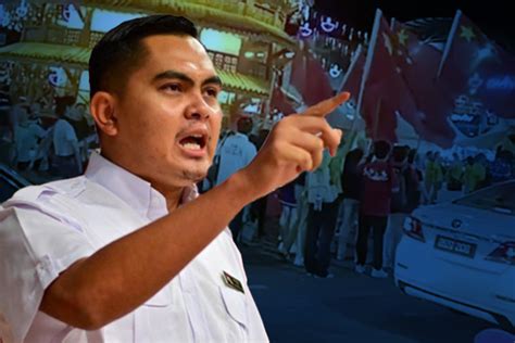 Kibar Bendera China Akmal Arahkan Pemuda Umno Perak Buat Laporan Polis