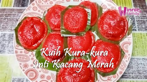 Cara Buat Kuih Kura Kura Inti Kacang Merah YouTube