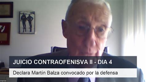 Mart N Balza Declar En Contraofensiva Ii El Del Ej Rcito No Tuvo