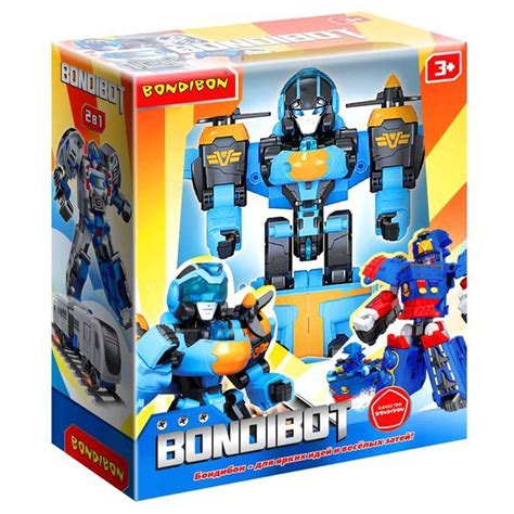 Трансформер 2в1 BONDIBOT Bondibon робот-самолёт - купить с доставкой по ...