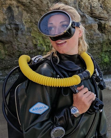 WonderfulInDrysuits Scuba Diver Girls Womens Wetsuit Scuba Diving