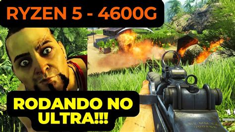 Far Cry 3 RYZEN 5 4600G SALVANDO O AMIGO DOS GUERRILHEIROS YouTube