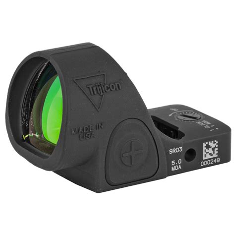 Trijicon SRO, Adjustable LED Red Dot Sight, 5MOA, Black | Rooftop Defense