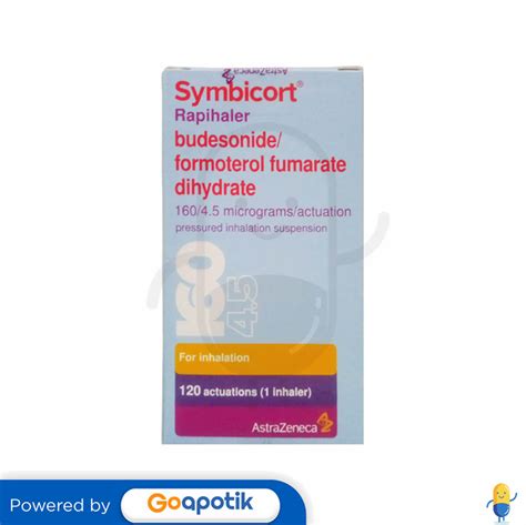 SYMBICORT 160 4 5 MCG RAPIHALER 120 DOSES Kegunaan Efek Samping