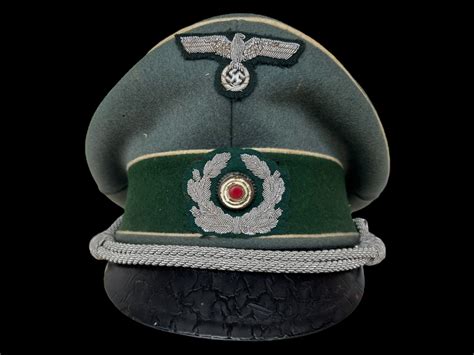 WW2 German Army Officer Visor Cap size 57 – 661944.com