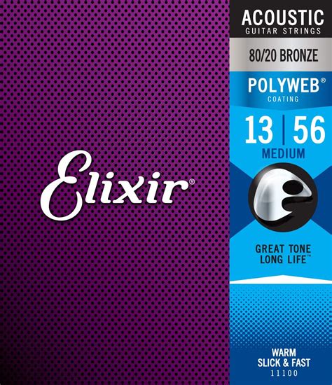 Amazon.com: Elixir Strings 80/20 Bronze Resonator Acoustic Guitar Strings w POLYWEB Coating ...