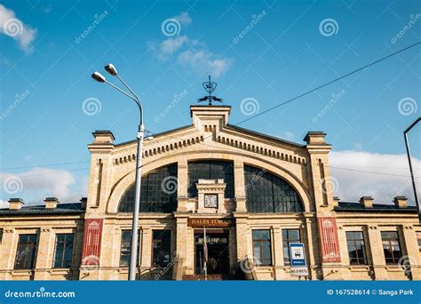 Hales Turgus Hall Market In Vilnius Lithuania Editorial Stock Image