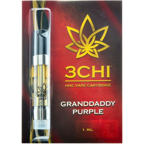 Chi Hhc Vape Cartridge Granddaddy Purple Ml Dr Ganja