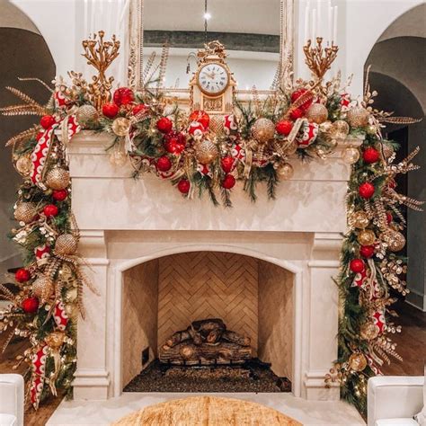 Regina Gust Designs On Instagram An Elegant Red And Gold Decorated