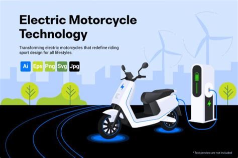 Electric Motorcycle Technology Graphic By Innni Creative Fabrica