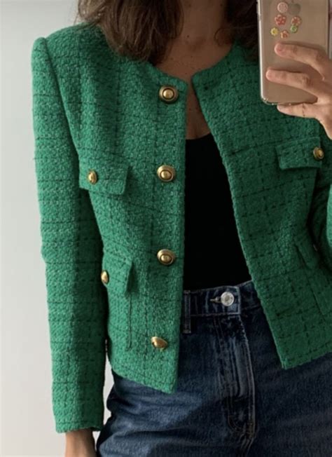 Blazer Outfits Blazer Fashion Fashion Outfits Womens Fashion Green