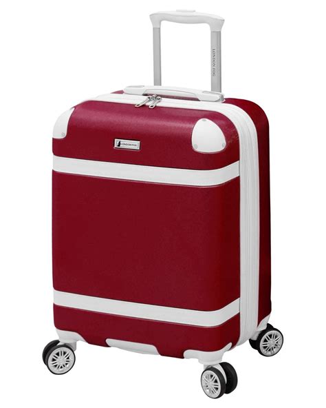 London Fog Vintage Ii Expandable Hardside Spinner Set In Red Lyst