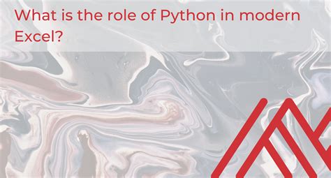 What Is The Role Of Python In Modern Excel Stringfest Analytics