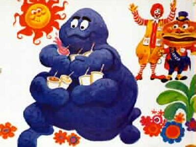 McDonald's Original Grimace Mascot Terrified Kids And Was A Total ...