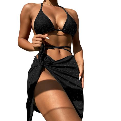 KaLI Store Tummy Control Swimsuits For Women Womens High Waisted Bikini