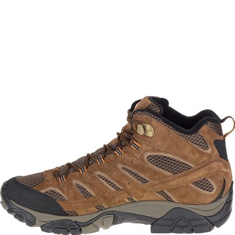 Merrell Mens Moab 2 Mid Wp Hiking Boots Earth Elliottsboots