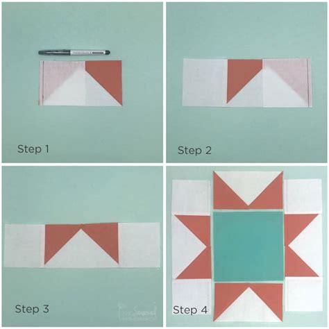 How To Make A Perfect Sawtooth Star Quilt Block The Seasoned Homemaker