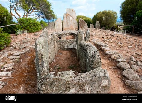 Giant S Tomb Coddu Vecchiu Arzachena Gallura Province Sassari