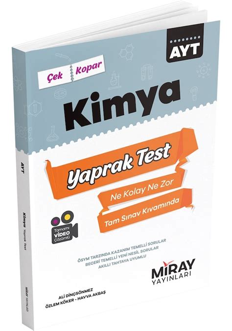 Miray Ayt Kimya Yaprak Testler 2023 Fiyatları ve Özellikleri