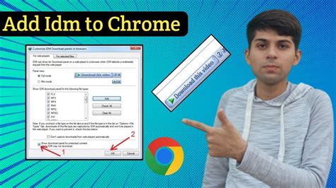 How To Add Idm Extension To Google Chrome Chrome Ko Idm May Kaise