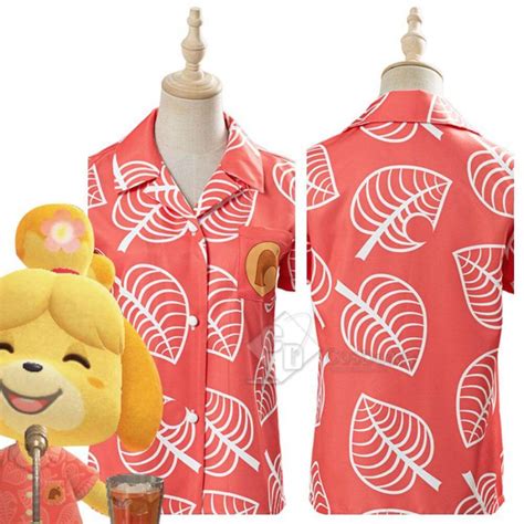 Animal Crossing New Horizons Isabelle Shirt Cosplay Costume