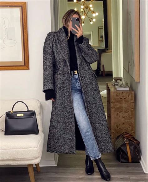 Tie Belt Twill Coat Curated On Ltk Winter Fashion Outfits Casual