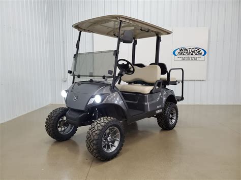 2017 Yamaha Drive 2 Gas Efi Quietech Street Ready Golf Cart Grey Winters Recreation