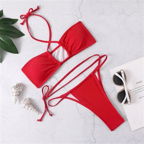 Women S Two Piece Swimsuit European And American Sexy Bikini