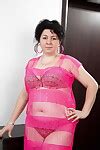 Shaved Pussy Of A Mature Fatty Gulya Shown In Pink Lingerie At Sex Pics Me