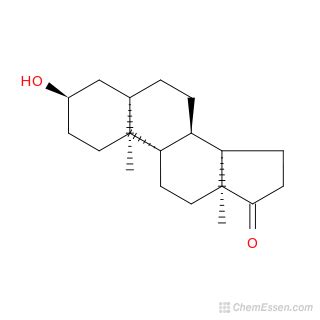 Androsterone Structure - C19H30O2 - Over 100 million chemical compounds ...