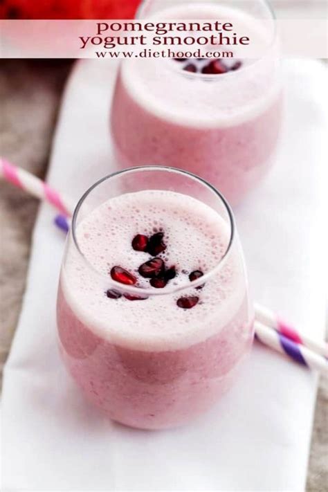 Pomegranate Yogurt Smoothie Recipe Diethood