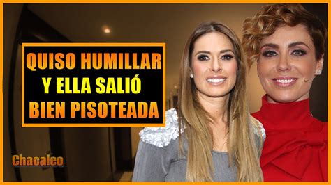 Galilea Montijo Maltrat A Carmen Mu Oz Y Televisa La Hizo Tragarse Sus