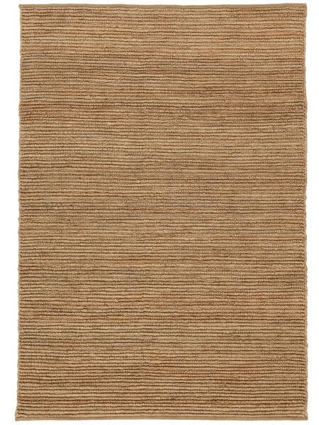 Jute Ribbed Beige 200 X 300 Cm Alfombra De Yute Rugvista