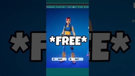 How To Get A FREE Skin In Fortnite Shorts Fortnite Gaming