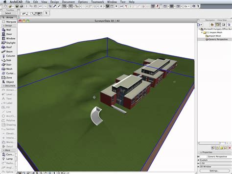 Archicad New Features Direct Import Of Site Survey Data Youtube