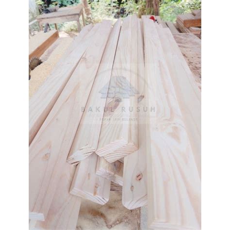 Jual RENG LIST PAPAN KAYU JATI BELANDA EX PALET LIS DINDING 4 CM