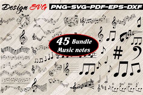 Music Notes Svg Music Piano Guitar Graphic By Design Svg · Creative Fabrica