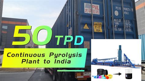 Tpd Fully Continuous Waste Tire Recycling Pyrolysis Plant