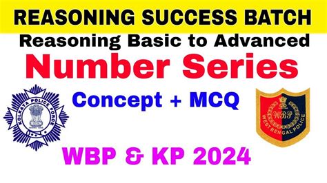 REASONING SUCCESS BATCH 1 Reasoning Number Series Concept And MCQ