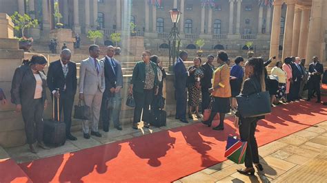 EWN Reporter On Twitter Members Of The Namibian Cabinet Have Arrived