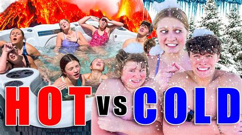 Hot Vs Cold Challenge Part W Thekjarcrew Youtube