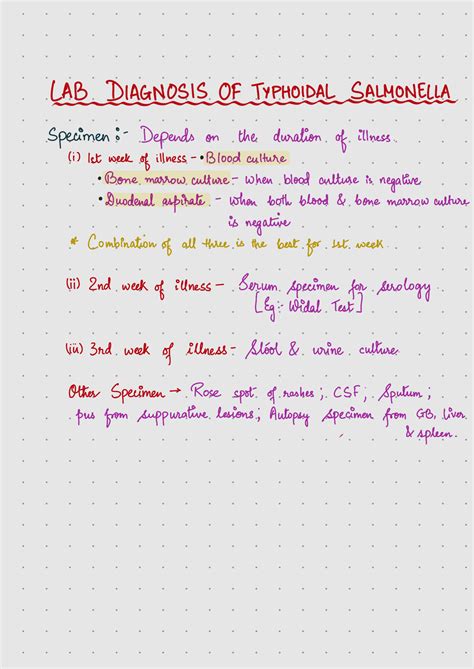 SOLUTION: Enteric fever lab diagnosis - Studypool