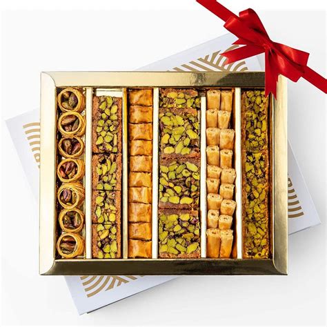 Anabtawi Middle Eastern Sweets Piece Assorted Baklava Pistachio