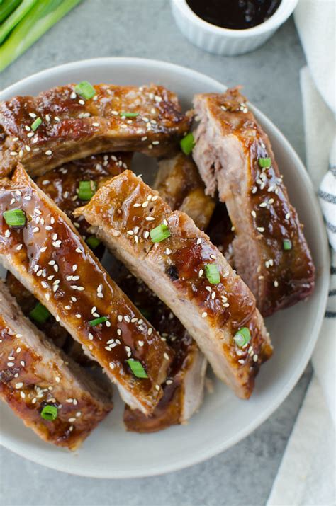 Hawaiian BBQ Ribs - Oven Baked Ribs - Fake Ginger