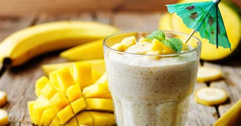 Descubre los increíbles beneficios del batido de mango y plátano para