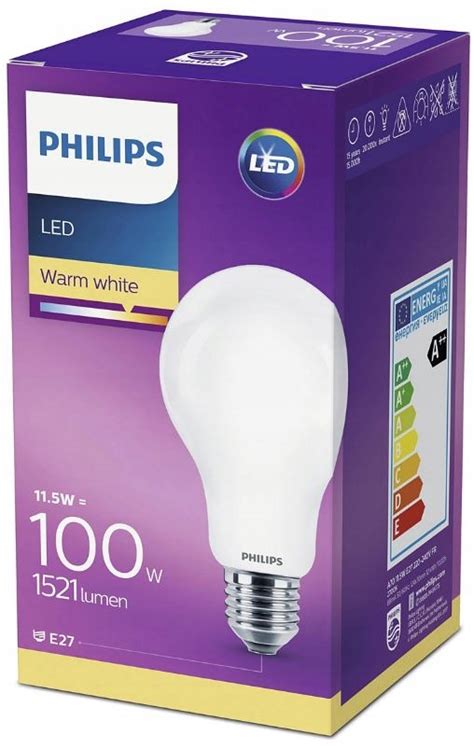 Philips Żarówka Classic 11 5w 100w Led E27 Ciepła 1240865 • Cena