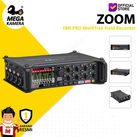 Zoom F8n Pro MultiTrack Field Recorder With Mixer Audio 8-Input ...